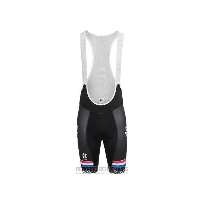2021 Fahrradbekleidung Alpecin Fenix Champion Niederlande Trikot Kurzarm und Tragerhose
